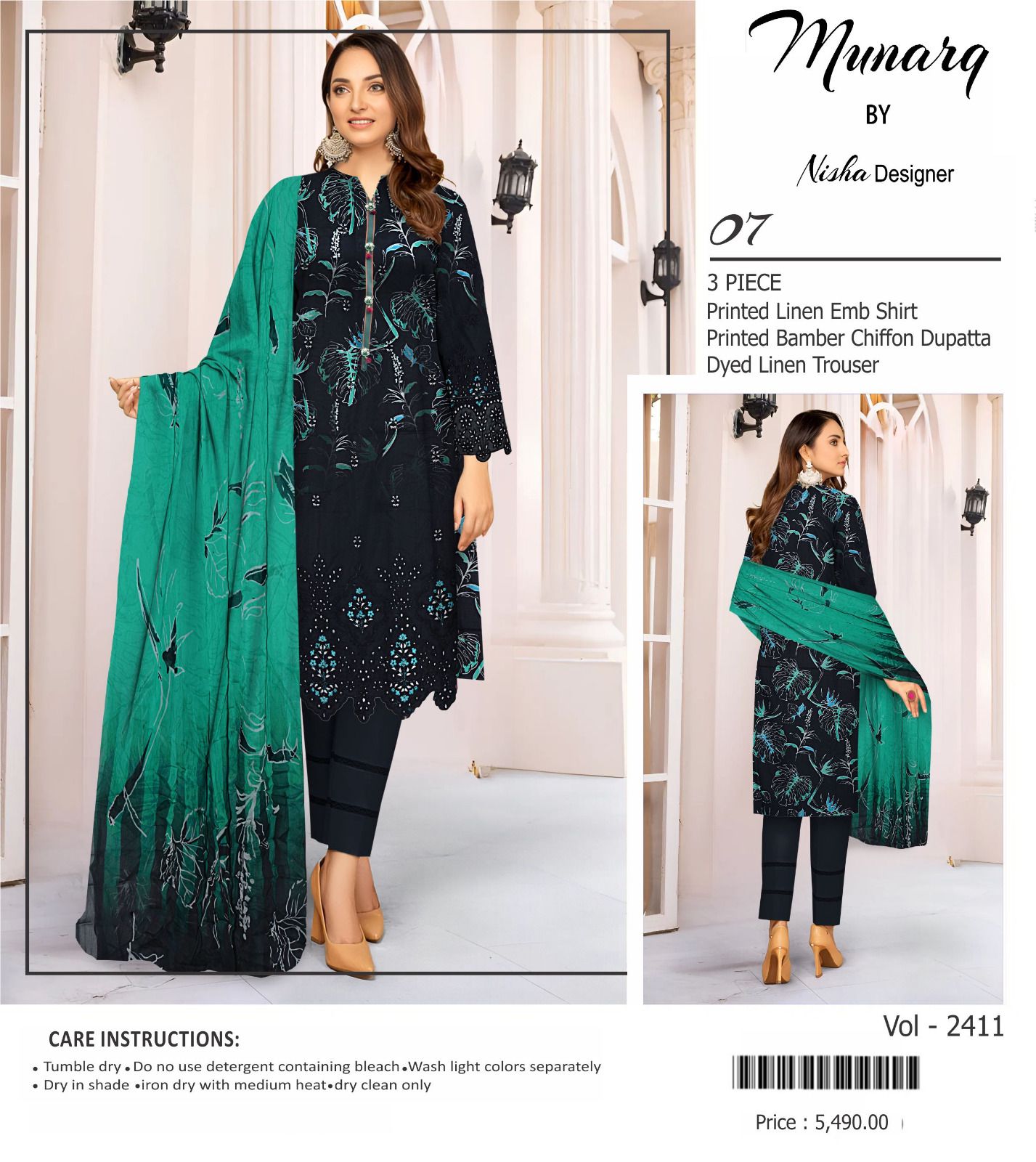 Munarq by Nisha Designer Unstitched winter Collection