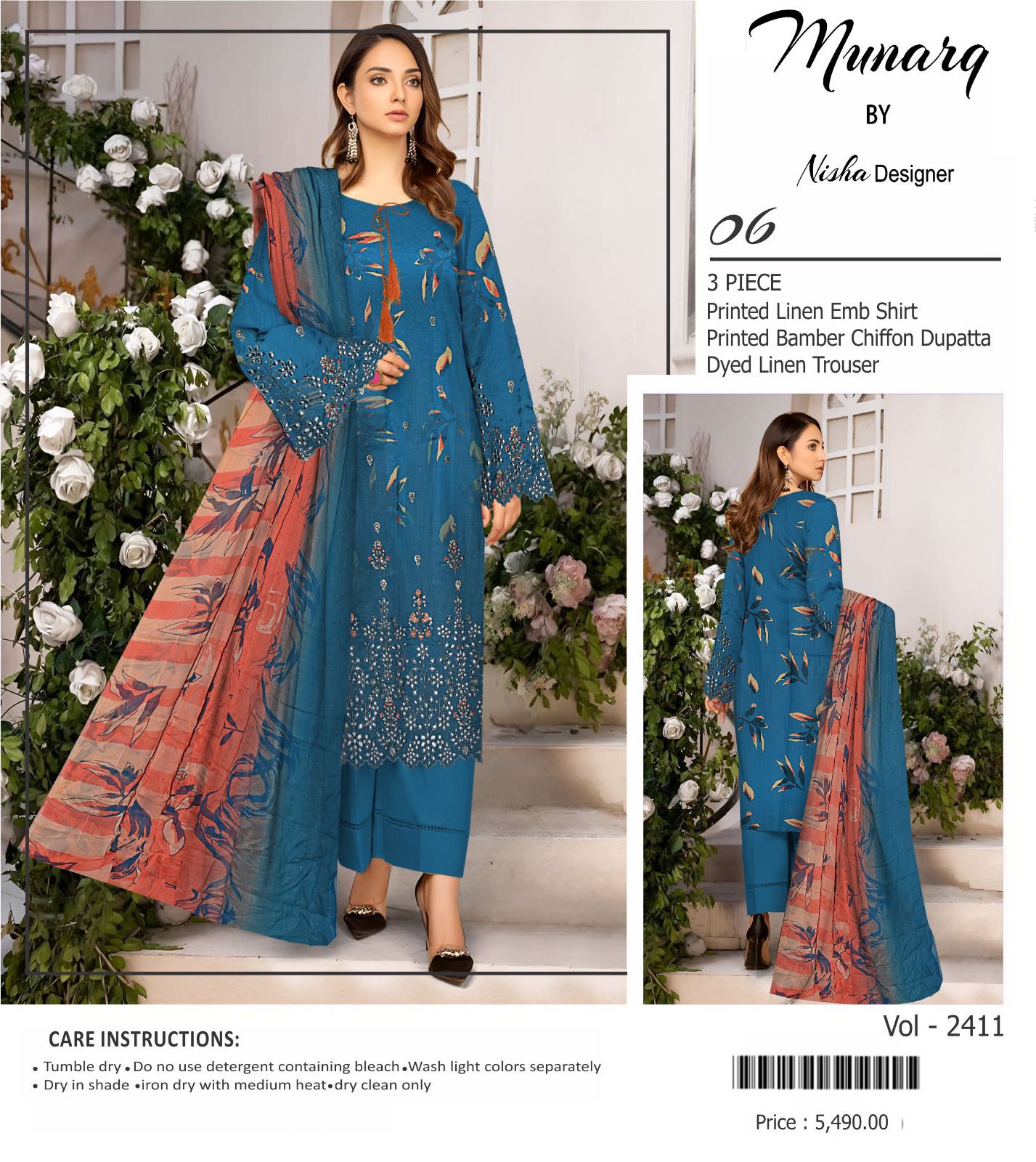 Munarq by Nisha Designer Unstitched winter Collection