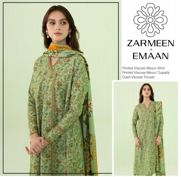 Zarmeen & Emaan Unstitched winter Collection