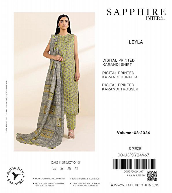 Sapphire  Unstitched winter Collection