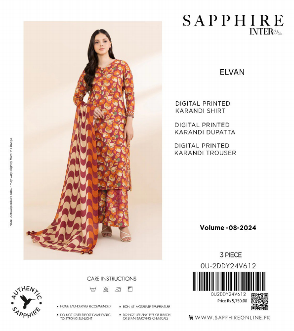 Sapphire  Unstitched winter Collection