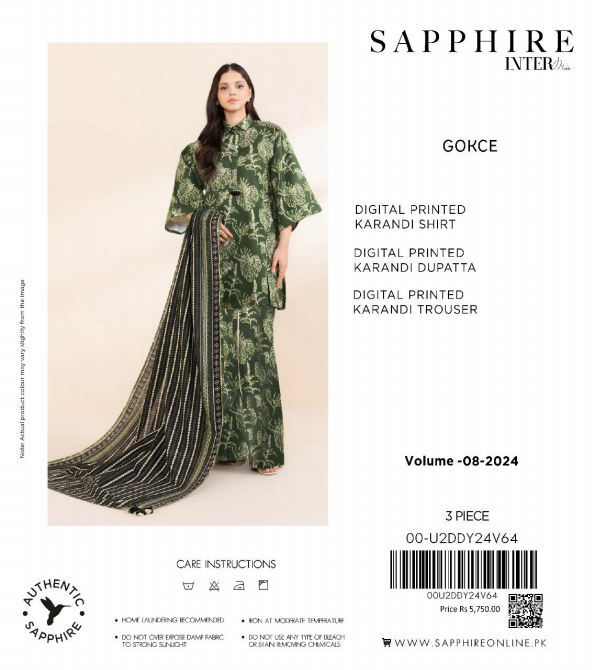 Sapphire  Unstitched winter Collection