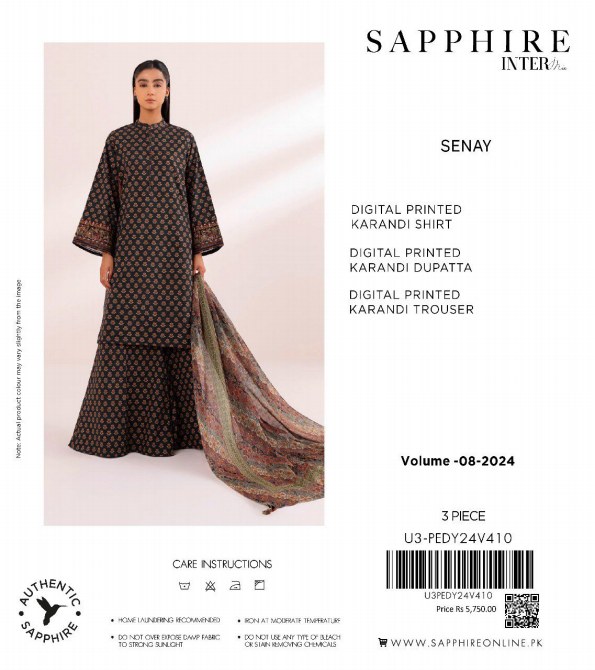 Sapphire  Unstitched winter Collection